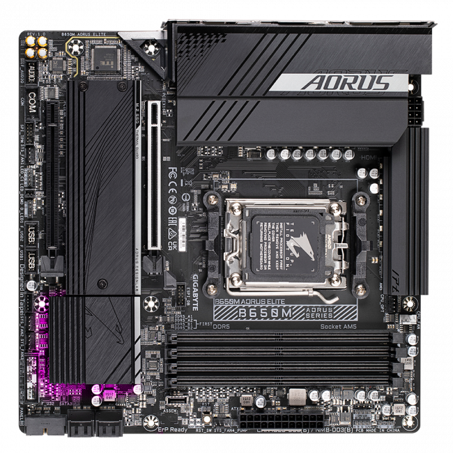 Материнская плата GIGABYTE B650M AORUS ELITE — для бизнеса и офиса Материнская плата GIGABYTE B650M AORUS ELITE — для бизнеса и офиса