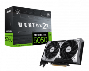 Видеокарта MSI GeForce RTX 5050 8G VENTUS 2X OC