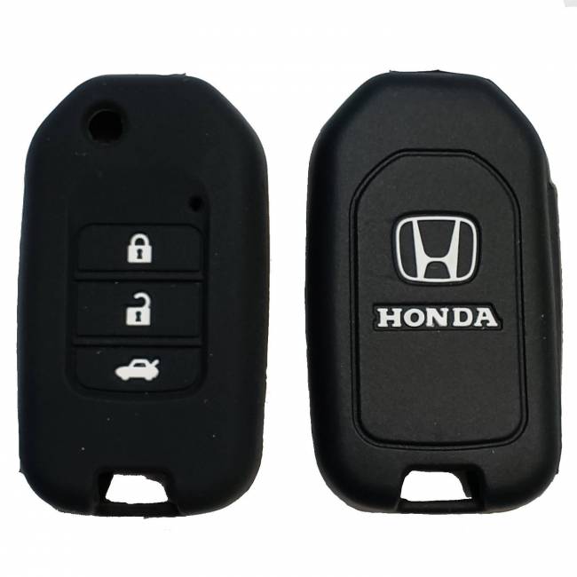 Чехол силиконовый выкидного ключа HONDA 3 кнопки (с лого) — для бизнеса и офиса