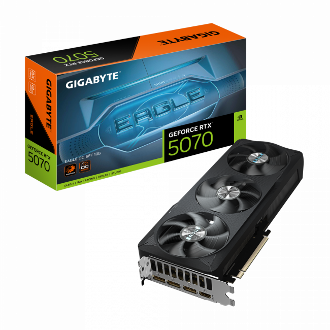 Видеокарта GIGABYTE GV-N5070EAGLE OC-12GD — для бизнеса и офиса
