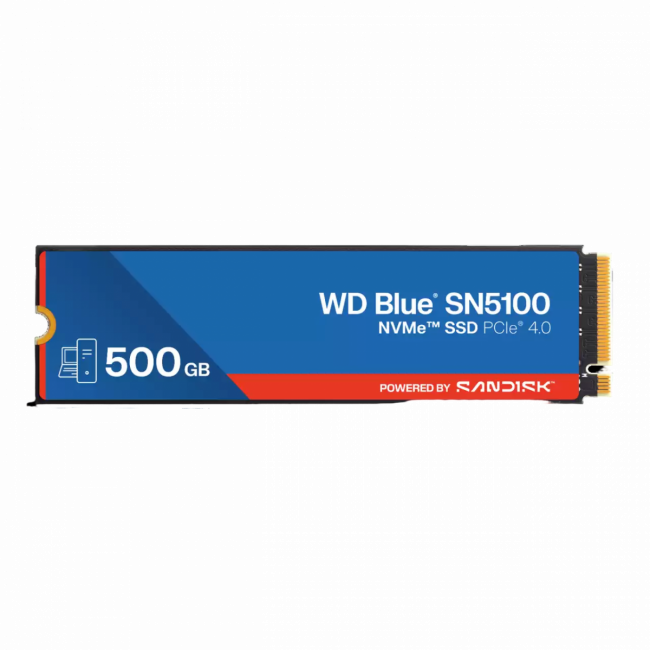Твердотельные накопители WD SSD Blue SN5100 WDS500G5B0E — для бизнеса и офиса