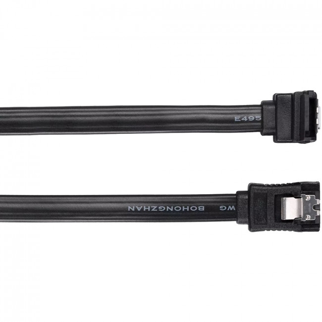 Кабель SATA M --SATA M 3.0V 7 pin  угловой разъем Telecom  0.5m <TUS705-0.5M> Кабель-переходник Telecom SATA III/SATA III (TUS705-0.5M)