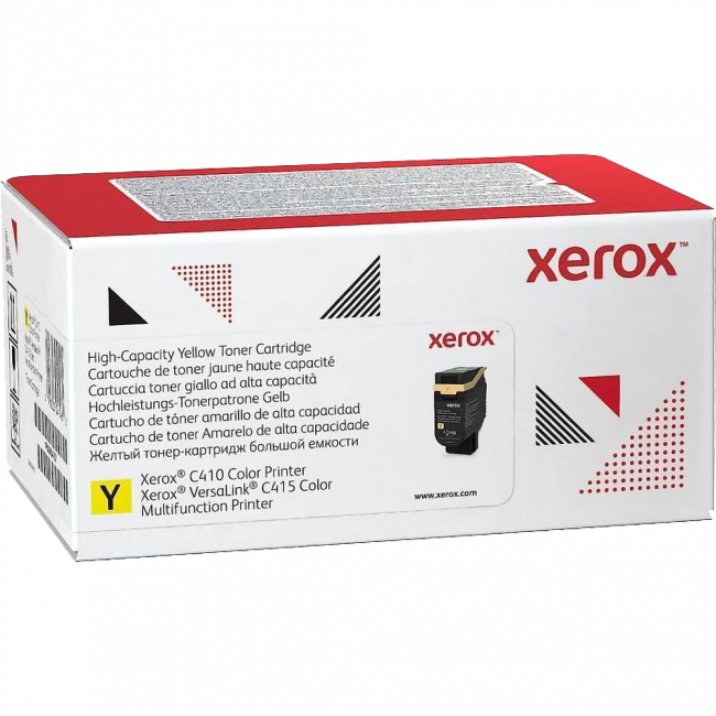 Тонер картридж большой емкости,  желтый Xerox VLC410/415 (7000 страниц) Xerox 006R04767 — для бизнеса и офиса