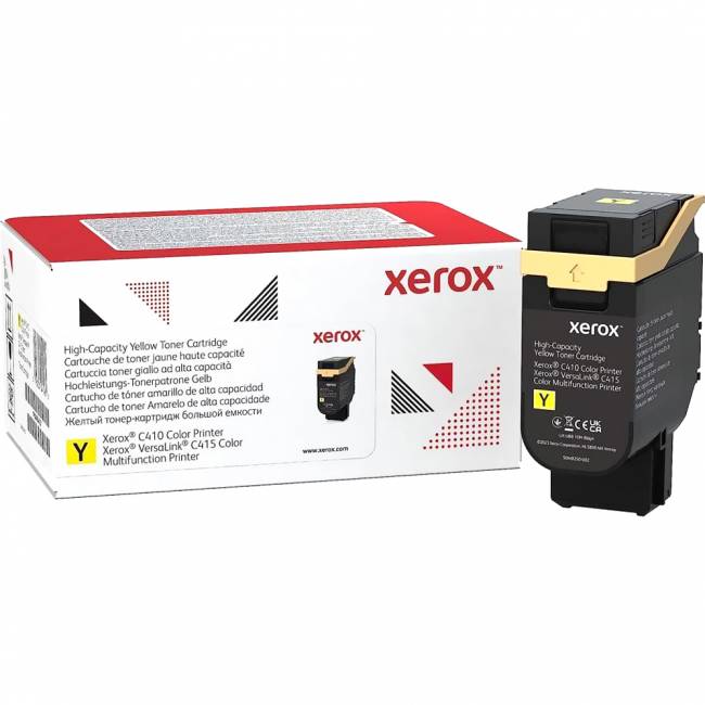 Тонер картридж большой емкости,  желтый Xerox VLC410/415 (7000 страниц) Xerox 006R04767 — для бизнеса и офиса