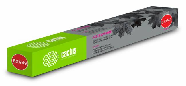 - Cactus CS-EXV49M — для бизнеса и офиса