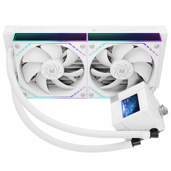 Система жидкостного охлаждения Thermalright Core Matrix 240 Vision White — для бизнеса и офиса