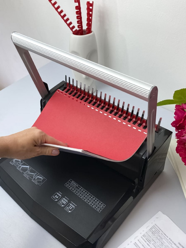 Переплетчик ГЕЛЕОС БП-22 на пластиковую пружину Гелеос БП-22