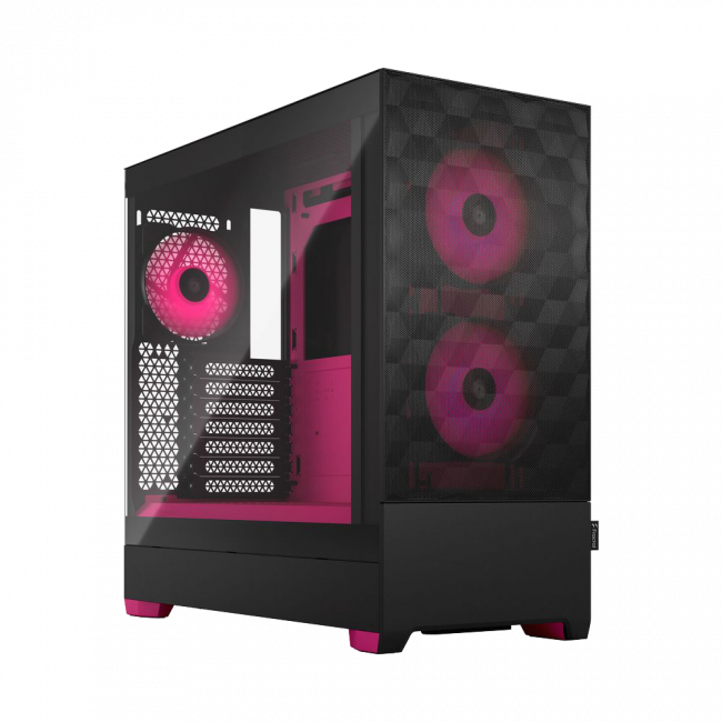 Корпус ПК без блока питания Корпус Design Pop Air RGB Magenta Core TG Clear Tint (FD-C-POR1A-03) — для бизнеса и офиса