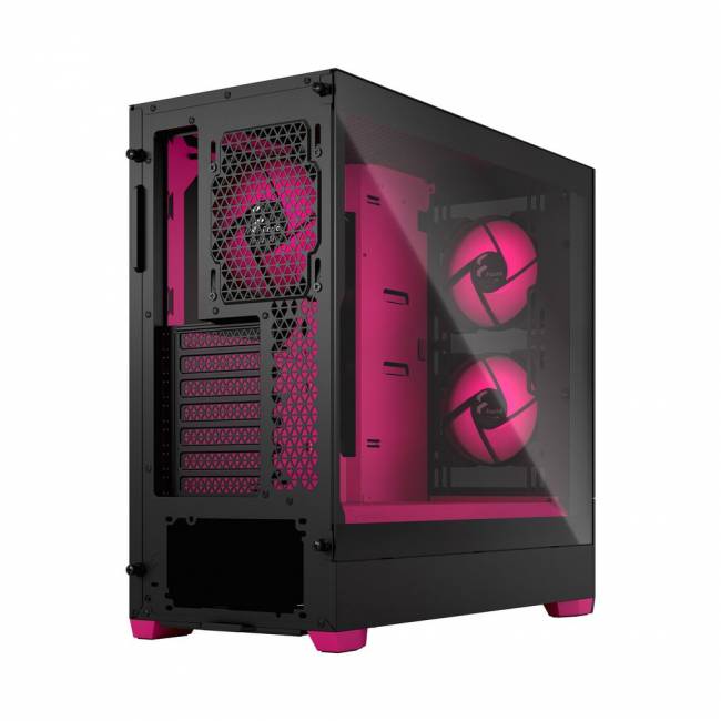 Корпус ПК без блока питания Корпус Design Pop Air RGB Magenta Core TG Clear Tint (FD-C-POR1A-03) — для бизнеса и офиса