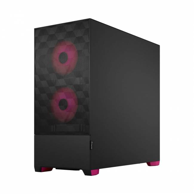 Корпус ПК без блока питания Корпус Design Pop Air RGB Magenta Core TG Clear Tint (FD-C-POR1A-03) — для бизнеса и офиса