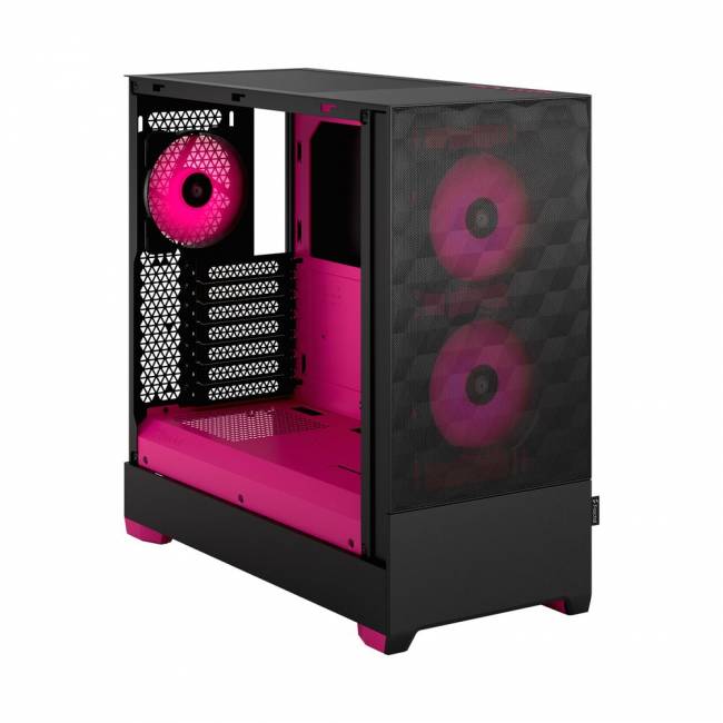 Корпус ПК без блока питания Корпус Design Pop Air RGB Magenta Core TG Clear Tint (FD-C-POR1A-03) — для бизнеса и офиса