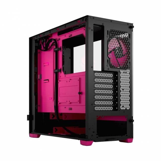 Корпус ПК без блока питания Корпус Design Pop Air RGB Magenta Core TG Clear Tint (FD-C-POR1A-03) — для бизнеса и офиса