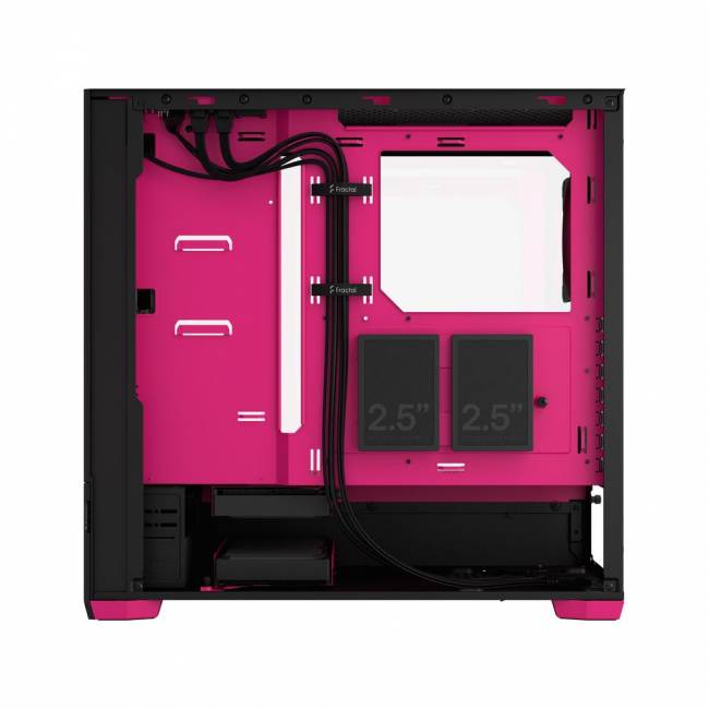 Корпус ПК без блока питания Корпус Design Pop Air RGB Magenta Core TG Clear Tint (FD-C-POR1A-03) — для бизнеса и офиса