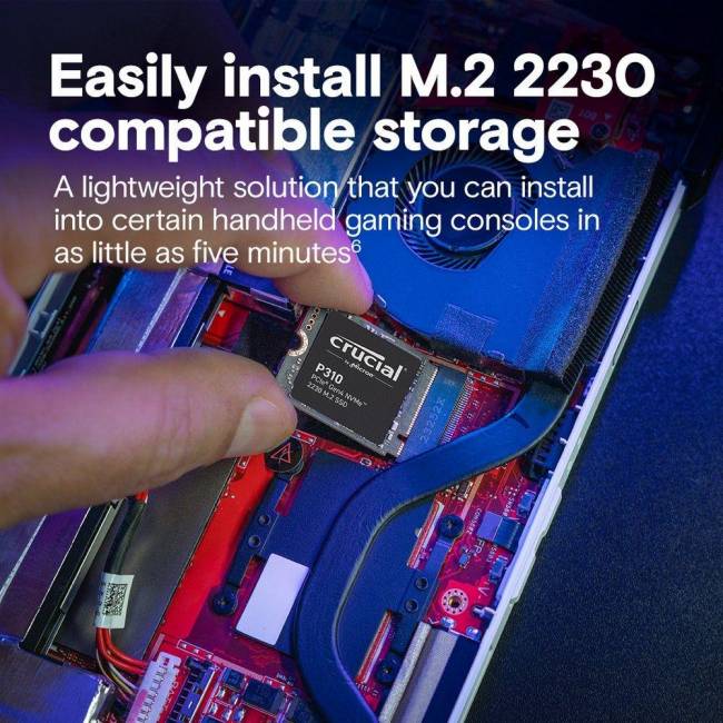 Твердотельный накопитель Crucial CT2000P310SSD2 — для бизнеса и офиса