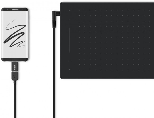 Графический планшет Huion Inspiroy RTM-500 Orange — для бизнеса и офиса