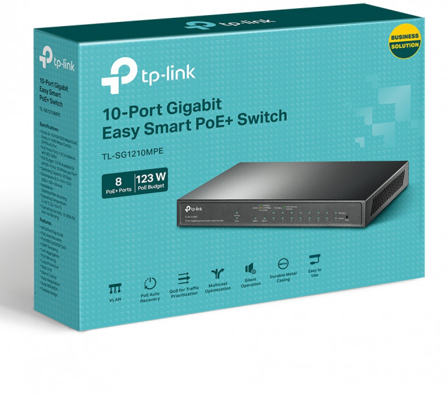 Коммутатор Коммутатор TP-Link TL-SG1210MPE