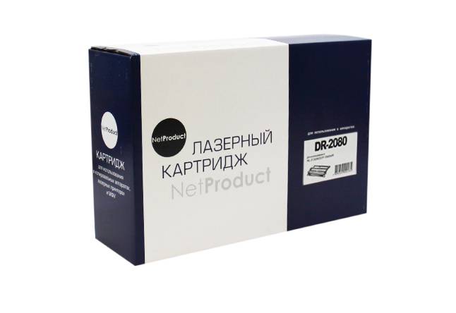 Драм-юнит NetProduct (N-DR-2080) для Brother HL-2130R/DCP-7055WR, 12K — для бизнеса и офиса