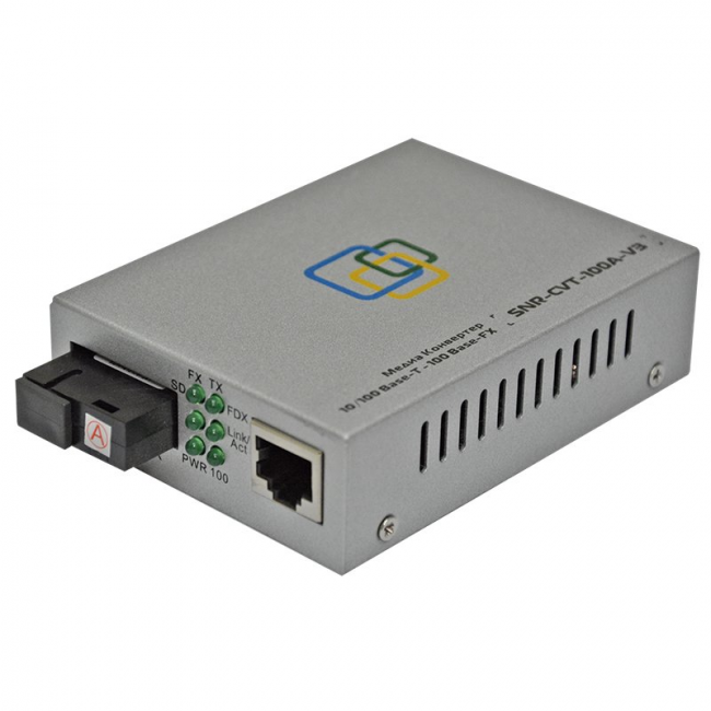 Медиаконвертер SNR SNR-CVT-100A-V3 — для бизнеса и офиса Медиаконвертер SNR SNR-CVT-100A-V3 — для бизнеса и офиса