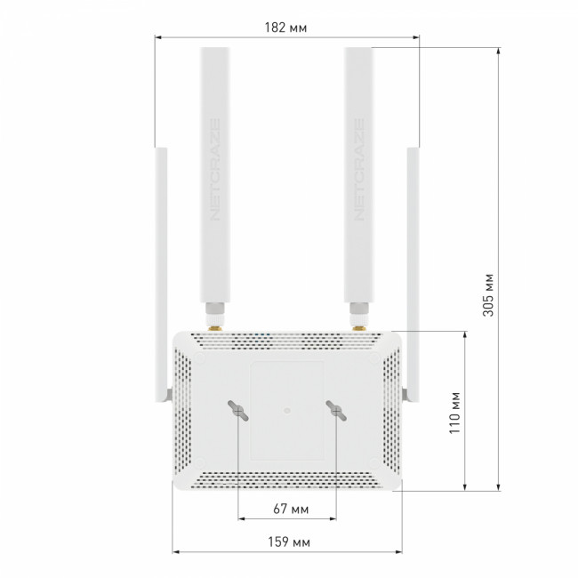 Маршрутизатор Netcraze Explorer 4G NC-4910 — для бизнеса и офиса Маршрутизатор Netcraze Explorer 4G NC-4910 — для бизнеса и офиса