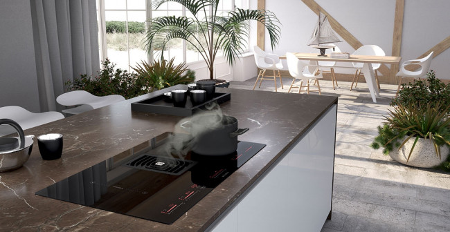 Встраиваемая в столешницу вытяжка Faber Faber GALILEO BK GLASS NG A830