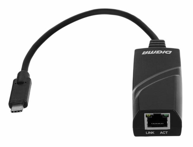 Сетевой адаптер Gigabit Ethernet Digma D-USBC-LAN1000 — для бизнеса и офиса