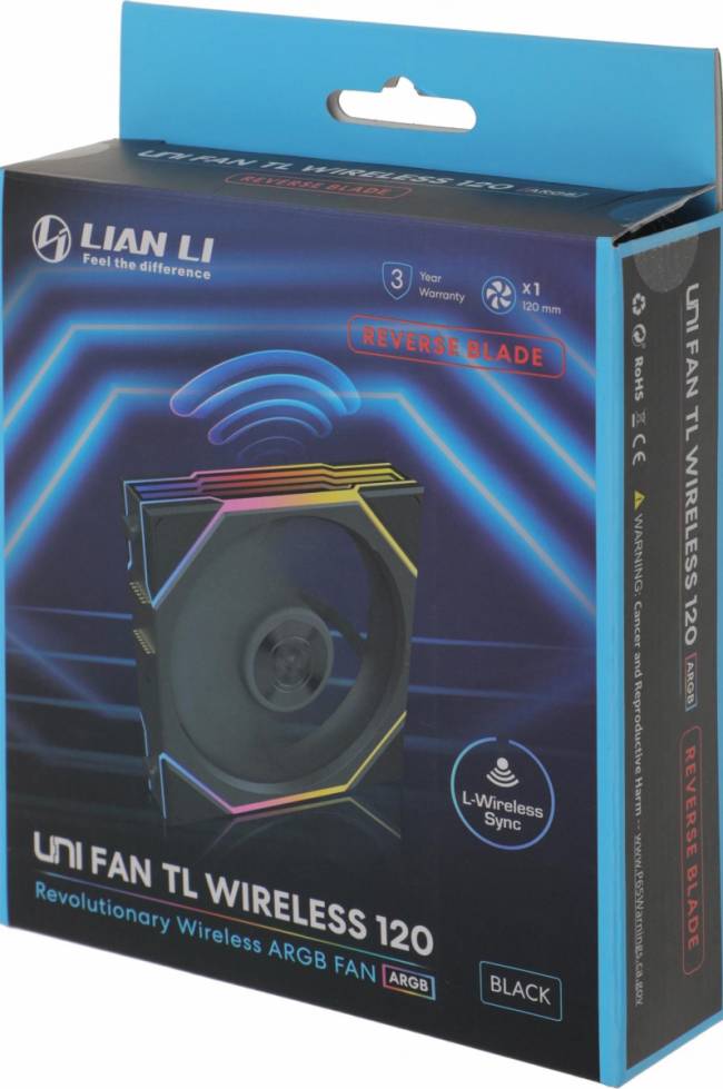Вентилятор для корпуса Lian-Li G99.12RTL1W1B.R0 — для бизнеса и офиса