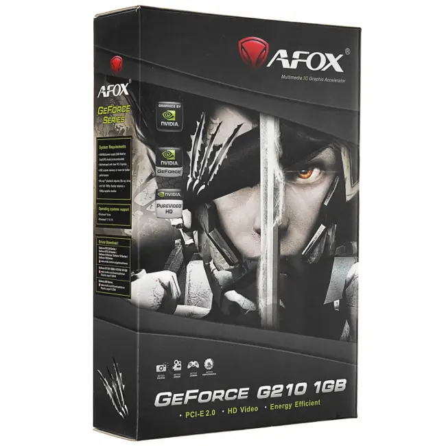 Видеокарта AFOX CORPORATION AF210-1024D3L5-V2 RTL — для бизнеса и офиса