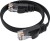 GCR Патч-корд 0.5m PROF плоский прямой кат.7 ethernet, медь, черный, RJ45, T568B Greenconnect GCR-53174 кат.7, 0.5 м — для бизнеса и офиса