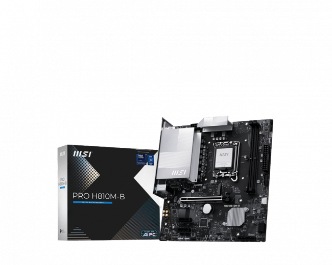 Материнская плата MSI PRO H810M-B — для бизнеса и офиса