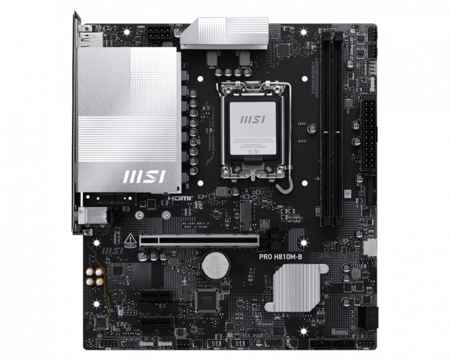 Материнская плата MSI PRO H810M-B — для бизнеса и офиса