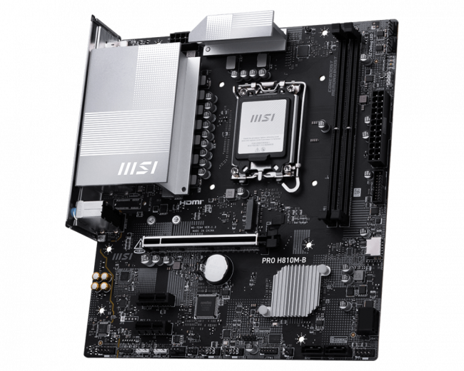 Материнская плата MSI PRO H810M-B — для бизнеса и офиса