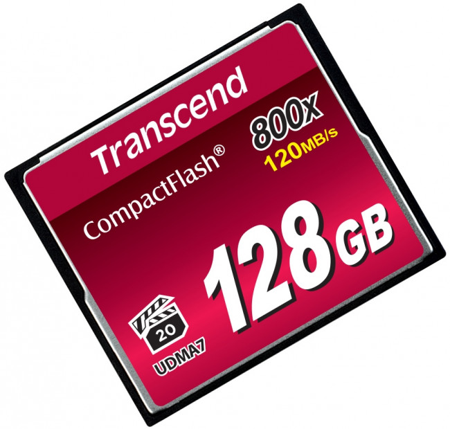 Карта памяти Transcend CompactFlash 800x — для бизнеса и офиса