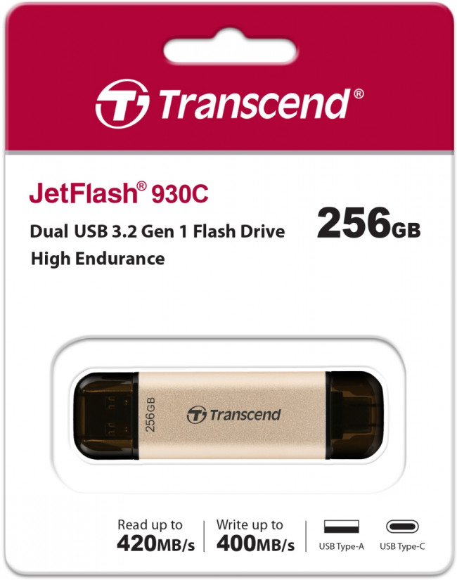 Флеш-накопитель Transcend JetFlash 930C — для бизнеса и офиса Флеш-накопитель Transcend JetFlash 930C — для бизнеса и офиса