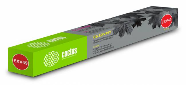 - Cactus CS-EXV49Y — для бизнеса и офиса