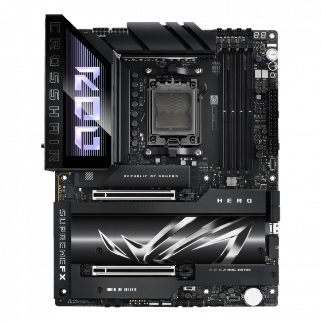 Материнская плата ASUS ROG CROSSHAIR X870E HERO (90MB1IE0-M0EAY0) — для бизнеса и офиса Материнская плата ASUS ROG CROSSHAIR X870E HERO (90MB1IE0-M0EAY0) — для бизнеса и офиса