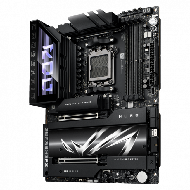 Материнская плата ASUS ROG CROSSHAIR X870E HERO (90MB1IE0-M0EAY0) — для бизнеса и офиса Материнская плата ASUS ROG CROSSHAIR X870E HERO (90MB1IE0-M0EAY0) — для бизнеса и офиса
