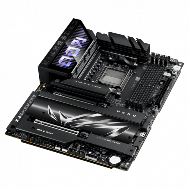 Материнская плата ASUS ROG CROSSHAIR X870E HERO (90MB1IE0-M0EAY0) — для бизнеса и офиса Материнская плата ASUS ROG CROSSHAIR X870E HERO (90MB1IE0-M0EAY0) — для бизнеса и офиса