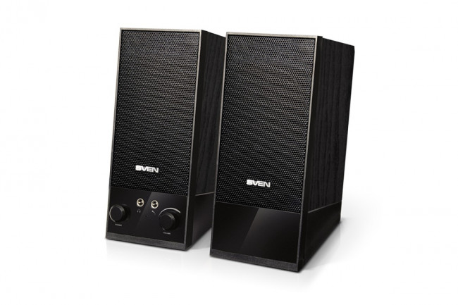 SVEN SPS-604, чёрный, акустическая система 2.0, мощность 2х2 Вт(RMS) SVEN SPS-604 SVEN SPS-604, чёрный, акустическая система 2.0, мощность 2х2 Вт(RMS) SVEN SPS-604