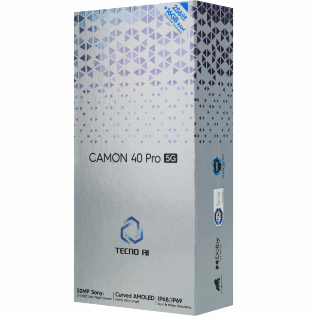 Смартфон TECNO CM7 256+8 SANDY TITANIUM — для бизнеса и офиса