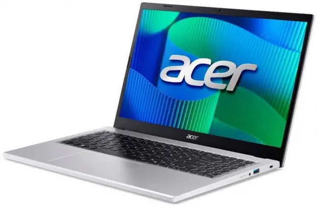 Ноутбук ACER Extensa 15 EX215-57-597H 15.6"(1920x1080 (матовый) IPS)/Intel Core i5 13420H(2.1Ghz)/32768Mb/1024PCISSDGb/noDVD/Int:Intel HD/Cam/BT/WiFi/50WHr/war 1y/1.8kg/Silver/NoOS ACER Extensa 15 EX215-57-597H 15.6" — для бизнеса и офиса