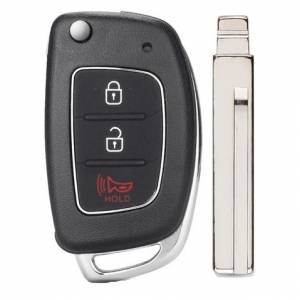 Корпус выкидного ключа HYUNDAI 2+1 кнопки HY-19 HYN17R, с лого