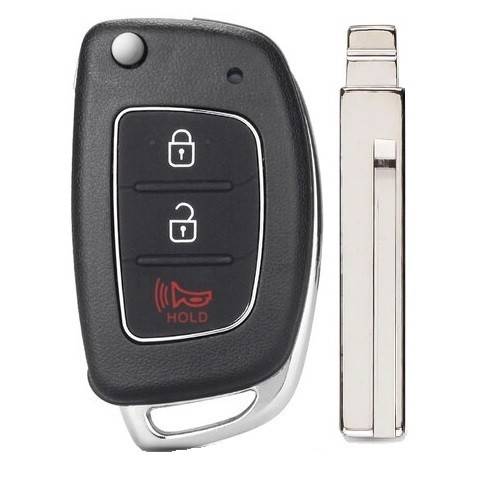 Корпус выкидного ключа HYUNDAI 2+1 кнопки HY-19 HYN17R, с лого — для бизнеса и офиса Корпус выкидного ключа HYUNDAI 2+1 кнопки HY-19 HYN17R, с лого — для бизнеса и офиса