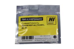 Чип Hi-Black к картриджу Катюша M240/M140/P140 (TK240X), Bk, 9K