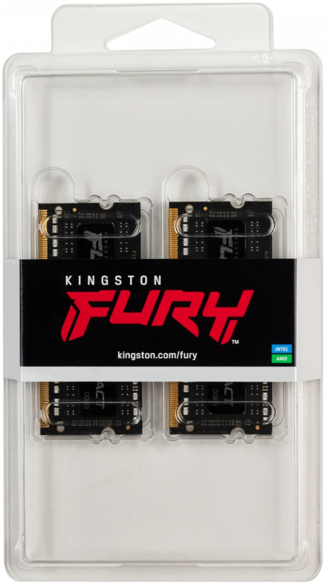 Память оперативная Kingston FURY Impact KF318LS11IBK2/8 — для бизнеса и офиса