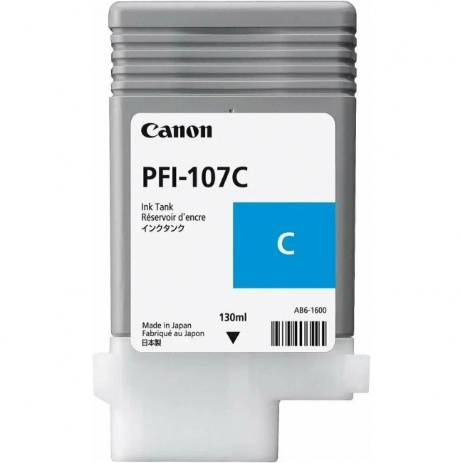 Картридж Canon PFI-107 C (6706B001) — для бизнеса и офиса
