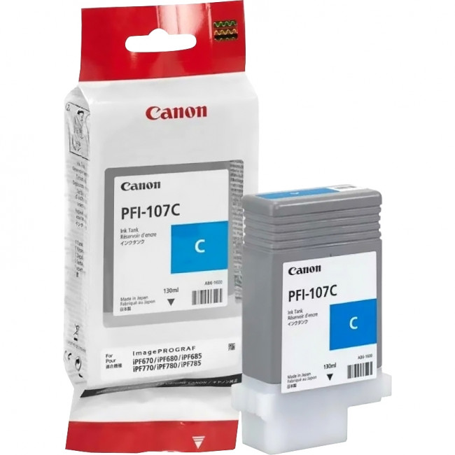 Картридж Canon PFI-107 C (6706B001) — для бизнеса и офиса
