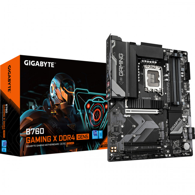Материнская плата GIGABYTE B760 GAMING X D4 GEN5 — для бизнеса и офиса Материнская плата GIGABYTE B760 GAMING X D4 GEN5 — для бизнеса и офиса