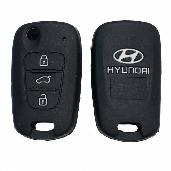 Чехол силиконовый выкидного ключа HYUNDAI 3 кнопки (с лого) — для бизнеса и офиса Чехол силиконовый выкидного ключа HYUNDAI 3 кнопки (с лого) — для бизнеса и офиса