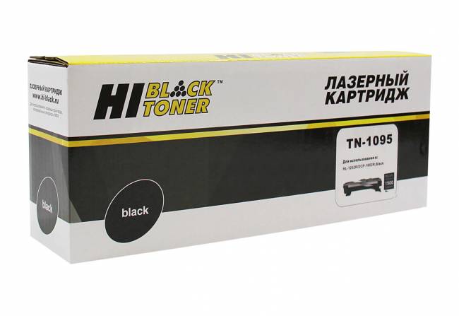 Тонер-картридж Hi-Black (HB-TN-1095) для Brother HL-1202/DCP1602, 1,5K — для бизнеса и офиса