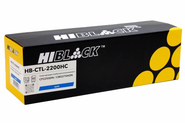 Картридж Hi-Black (HB-CTL-2200HC) для Pantum CP2250DN/CM2270ADN, C, 3,5K — для бизнеса и офиса